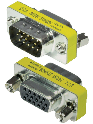 Maxxtro - PB-142 - Mini Gender Changer VGA HD15 m C f, PB-142, Maxxtro