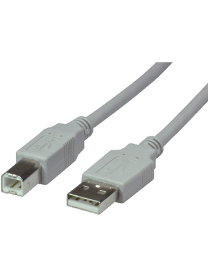 Maxxtro - PB-8002-02 - USB 2.0 cable 0.60 m grey, PB-8002-02, Maxxtro
