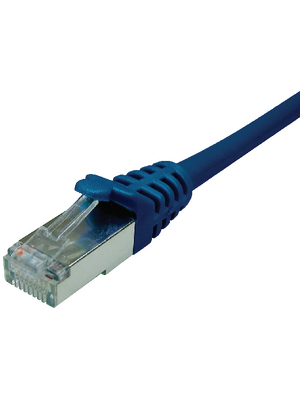 Maxxtro - PB-SFTP6-01-B - Patch cable CAT6 SF/UTP 0.30 m blue, PB-SFTP6-01-B, Maxxtro