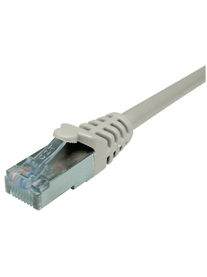 Maxxtro - PB-SRT-45-01 - Patch cable CAT5 SF/UTP 0.30 m grey, PB-SRT-45-01, Maxxtro