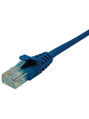Maxxtro - PB-UTP-45-01-B - Patch cable CAT5 U/UTP 0.30 m blue, PB-UTP-45-01-B, Maxxtro