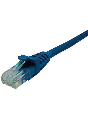 Maxxtro - PB-UTP6-01-B - Patch cable CAT6 U/UTP 0.30 m blue, PB-UTP6-01-B, Maxxtro