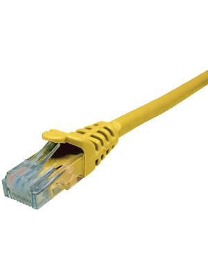 Maxxtro - PB-UTP6-01-GE - Patch cable CAT6 U/UTP 0.30 m yellow, PB-UTP6-01-GE, Maxxtro