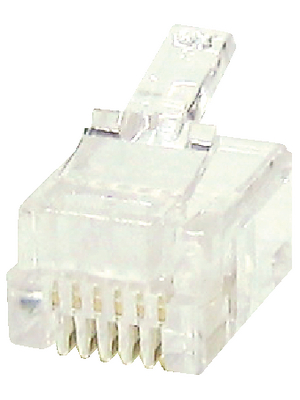 Maxxtro - TA-1166 - Modular connector (set with 10 pcs.) RJ12 6P/6C, TA-1166, Maxxtro