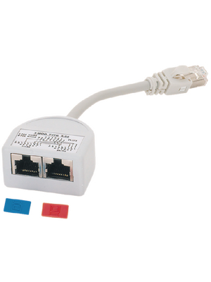 Maxxtro - BA-900 - Ethernet splitter unshielded (blister) unshielded, BA-900, Maxxtro