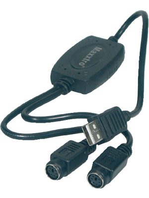 Maxxtro - MX-UP102 - USB to PS/2 converter cable, MX-UP102, Maxxtro