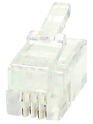 Maxxtro - TA-1144 - Modular connector (set with 10 pcs.) RJ10 4P/4C, TA-1144, Maxxtro