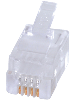 Molex - 900750027 - Modular plug short RJ10 4P4C unshielded, 900750027, Molex