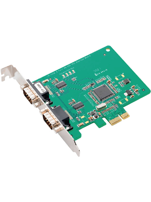 Moxa - CP-102E - PCI-E x1 Card2x RS232 DB9M, CP-102E, Moxa