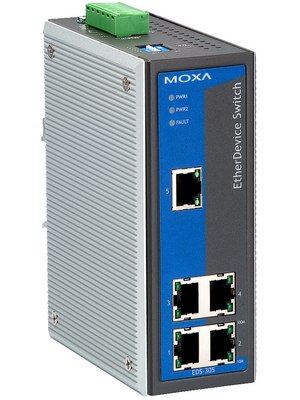 Moxa - EDS-305-T - Switch 5x 10/100, EDS-305-T, Moxa