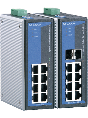 Moxa - EDS-G308-T - Switch 8x 10/100/1000, EDS-G308-T, Moxa