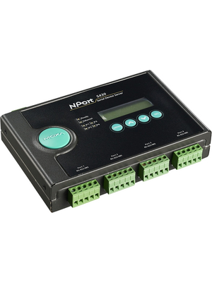 Moxa - NPORT 5430 - Serial Server 4x RS422/485, NPORT 5430, Moxa