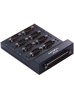 Moxa - OPT8-M9 - *Connection box 8x DB9M for CP-168U & C218Turbo, OPT8-M9, Moxa