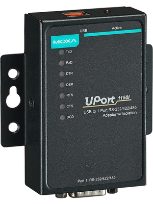 Moxa - UPORT 1150I - USB to 1x RS232/422/485 converter, UPORT 1150I, Moxa