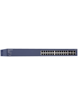 Netgear - FS728TP-100EUS - Switch 24x 10/100 PoE, 4x 1000 2x SFP 19", FS728TP-100EUS, Netgear
