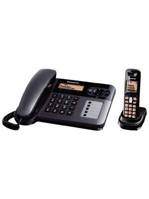 Panasonic - KX-TG6451GT - Desk Phone with Cordless Handset, KX-TG6451GT, Panasonic