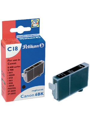 Pelikan - 339379 - Ink cartridge BCI-6BK black, 339379, Pelikan