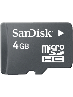 SanDisk - SDSDQM-004G-B35 - microSDHC 4 GB, SDSDQM-004G-B35, SanDisk