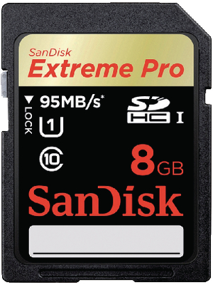 SanDisk - SDSDXPA-008G-X46 - Extreme Pro SDHC card 8 GB, SDSDXPA-008G-X46, SanDisk