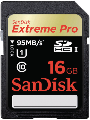 SanDisk - SDSDXPA-016G-X46 - Extreme Pro SDHC card 16 GB, SDSDXPA-016G-X46, SanDisk