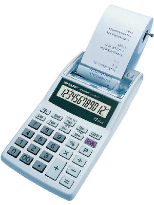 Sharp DAT - EL-1611PGY - Office Calculator, Printing, EL-1611PGY, Sharp DAT