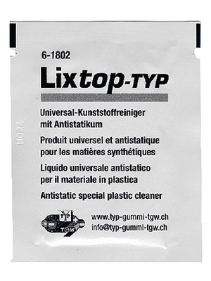 Typ - 6-1802 - Lix-top cleaning wipes 10 pcs., 6-1802, Typ