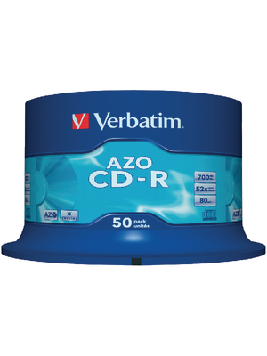 Verbatim - 43343 - CD-R 700 MB Spindle of 50, 43343, Verbatim