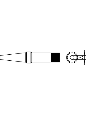 Weller - PT BS7 - Soldering tip Round shape 2.4 mm, PT BS7, Weller