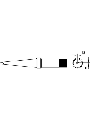 Weller - PT-K7 - Soldering tip Oblong 1.2 mm, PT-K7, Weller