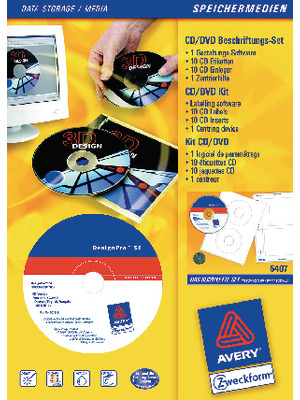 Avery Zweckform - 6407 - CD labelling set, 6407, Avery Zweckform