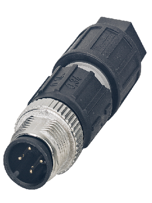 Phoenix Contact - SACC-M12MS-4QO-0,34-M - Cable plug M12 Poles 4, SACC-M12MS-4QO-0,34-M, Phoenix Contact