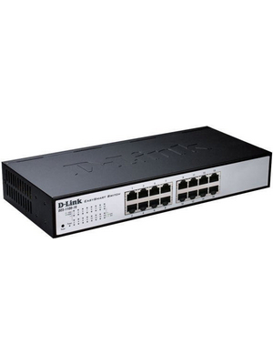 D-Link - DGS-1100-16 - Switch 16x 10/100/1000 Desktop / 19", DGS-1100-16, D-Link