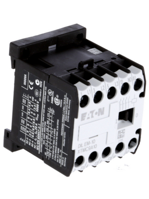 Eaton - DILEM-10-230 - Power contactor 230 VAC 3 NO 1 make contact (NO) Screw Terminal, DILEM-10-230, Eaton