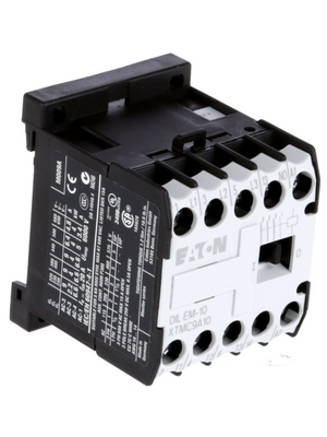 Eaton - DILEM-10-24 - Power contactor 24 VAC 3 NO 1 make contact (NO) Screw Terminal, DILEM-10-24, Eaton