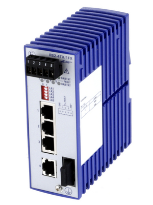 Belden Hirschmann - RS2-4TX/1FX EEC - Industrial Ethernet Switch 4x 10/100 RJ45 / 1x SC (multi-mode), RS2-4TX/1FX EEC, Belden Hirschmann