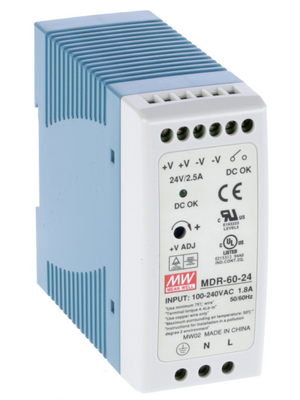 Mean Well - MDR-60-24 - Switched-mode power supply / 2.5 A, MDR-60-24, Mean Well
