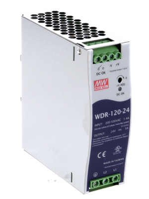 Mean Well - WDR-120-24 - Switched-mode power supply / 5.0 A, WDR-120-24, Mean Well