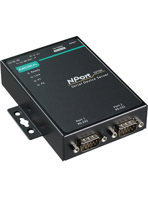 Moxa - NPort 5210A-T - Serial Server 2x RS232, NPort 5210A-T, Moxa