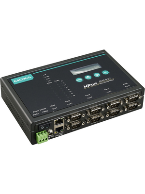 Moxa - NPORT 5610-8-DT - Serial Server 8x RS232, NPORT 5610-8-DT, Moxa