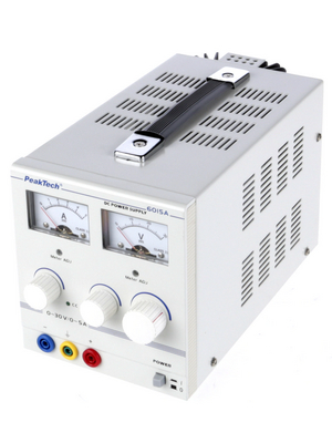 PeakTech - PeakTech 6015 A - Laboratory Power Supply 1 Ch. 30 VDC 5 A, PeakTech 6015 A, PeakTech