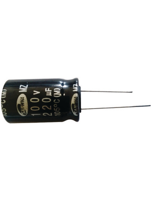 YAGEO - SH050M0100A3S-0811 - Aluminium Electrolytic Capacitor 100 uF 50 VDC PU=Pack of 1000 pieces, SH050M0100A3S-0811, YAGEO