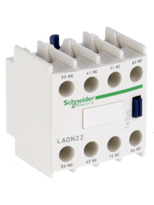 Schneider Electric - LADN22 - Auxiliary switch 2 NO+2 NC -, LADN22, Schneider Electric