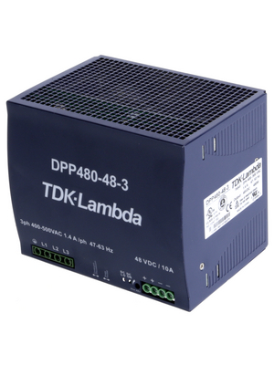 TDK-Lambda - DPP-480-48-3 - Switched-mode power supply / 10 A, DPP-480-48-3, TDK-Lambda