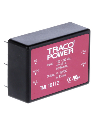 Traco Power - TML 10112 - Switching power supply 10 W, TML 10112, Traco Power