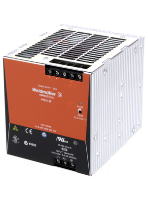 Weidmller - CP M SNT 500W 24V 20A - Switched-mode power supply / 20 A, CP M SNT 500W 24V 20A, Weidmller