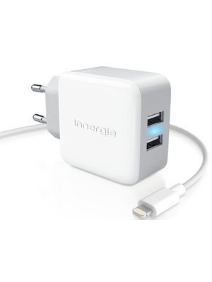 Innergie - POWERCOMBO PRO - 21 W dual USB charger with lightning cable, POWERCOMBO PRO, Innergie