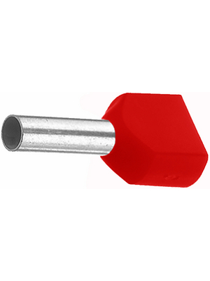 TE Connectivity - 966144-4 - Twin Entry Ferrule red 1 mm2/8 mm, 966144-4, TE Connectivity