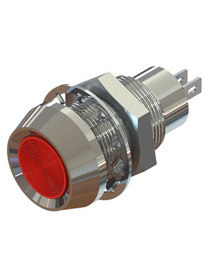 Marl - 512-501-23 - LED Indicator, red, 24...28 VDC, 15 mA Soldering lugs, 512-501-23, Marl