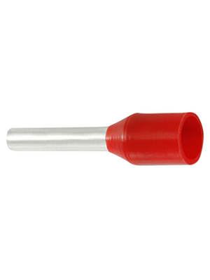 RND Connect - RND 465-00140 - Bootlace ferrule red 1.5 mm2/10 mm, RND 465-00140, RND Connect