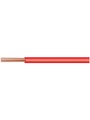  - 16/0,2MM TYPE3 RED 100M - Stranded wire, 0.50 mm2, red Stranded tin-plated copper wire PVC, 16/0,2MM TYPE3 RED 100M
